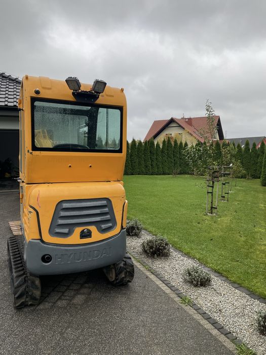 Minikoparka Hyundai Robex 16-9 r 2018 2 t. Cat Kubota Bobcat kpl łyżek