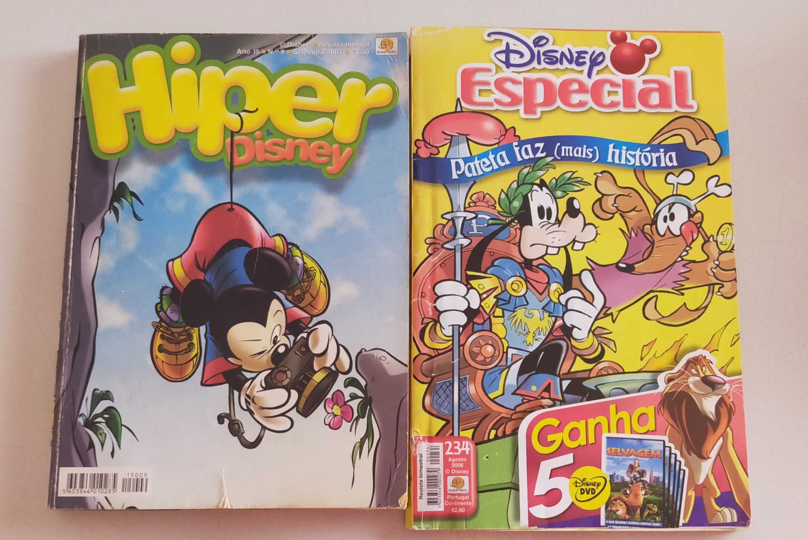 Livro Banda desenhada Hiper Disney e Disney Especial