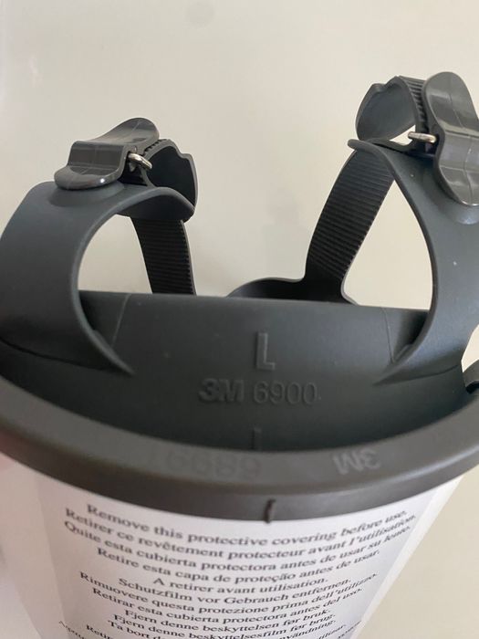 3M 6900, 6800 maska pełnotwarzowa, lakiernicza serii 6000.