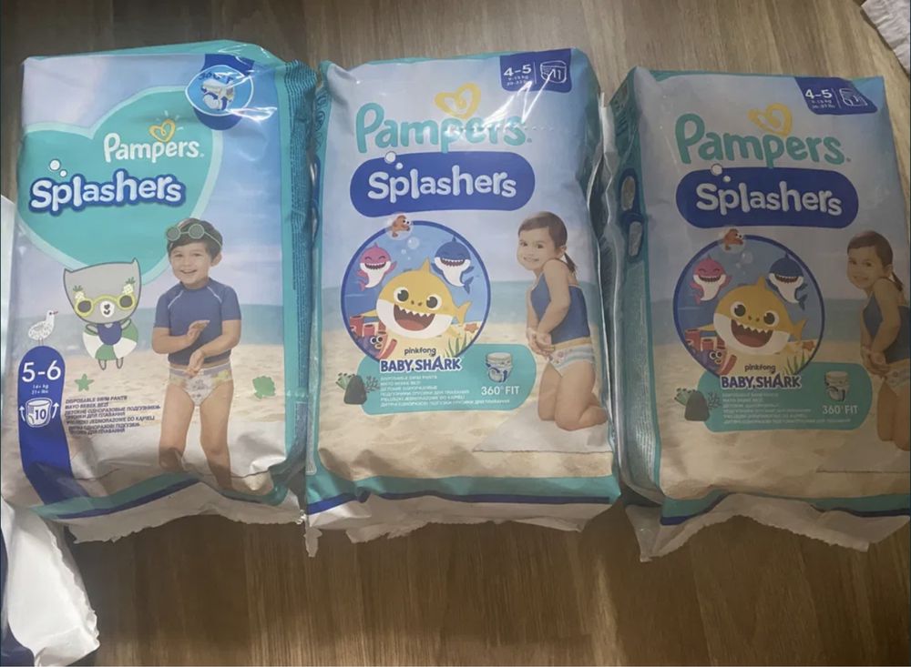 Памперсы трусики Huggies pants Pampers 3 4 для бассейна