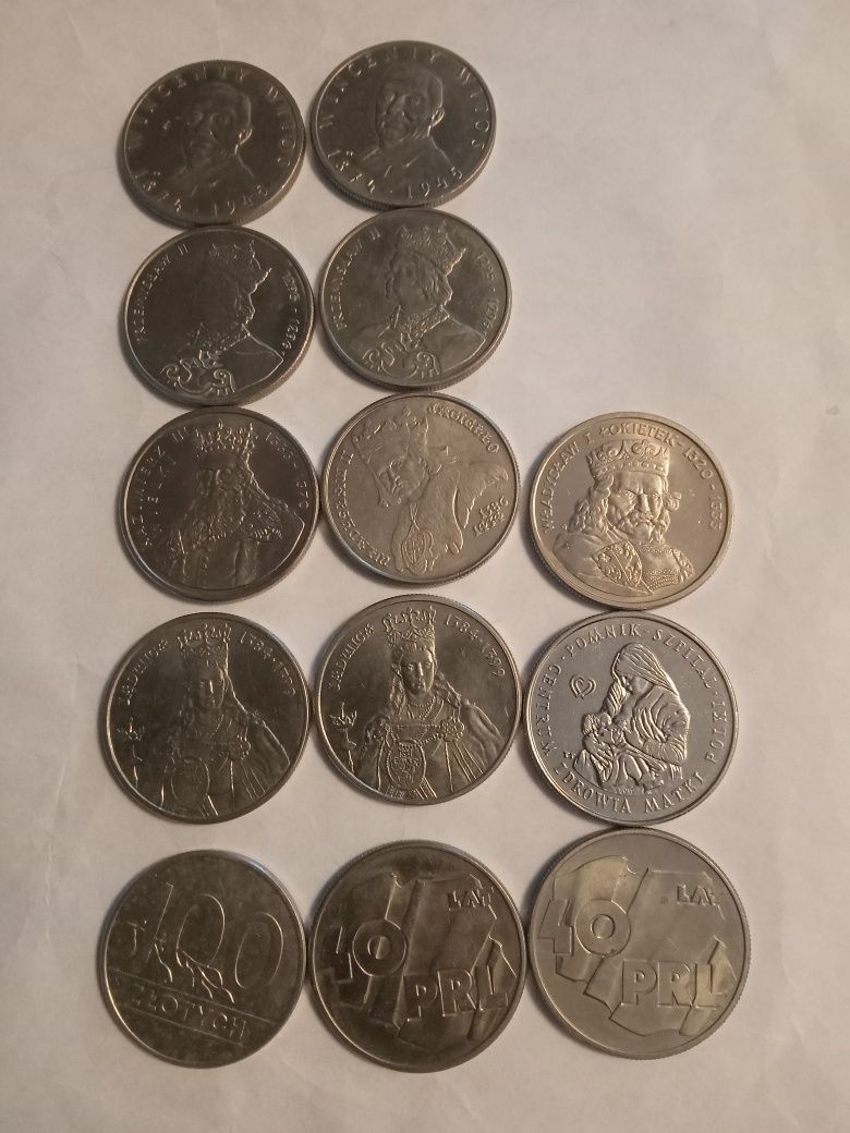 Sprzedam monety 100 złotowe