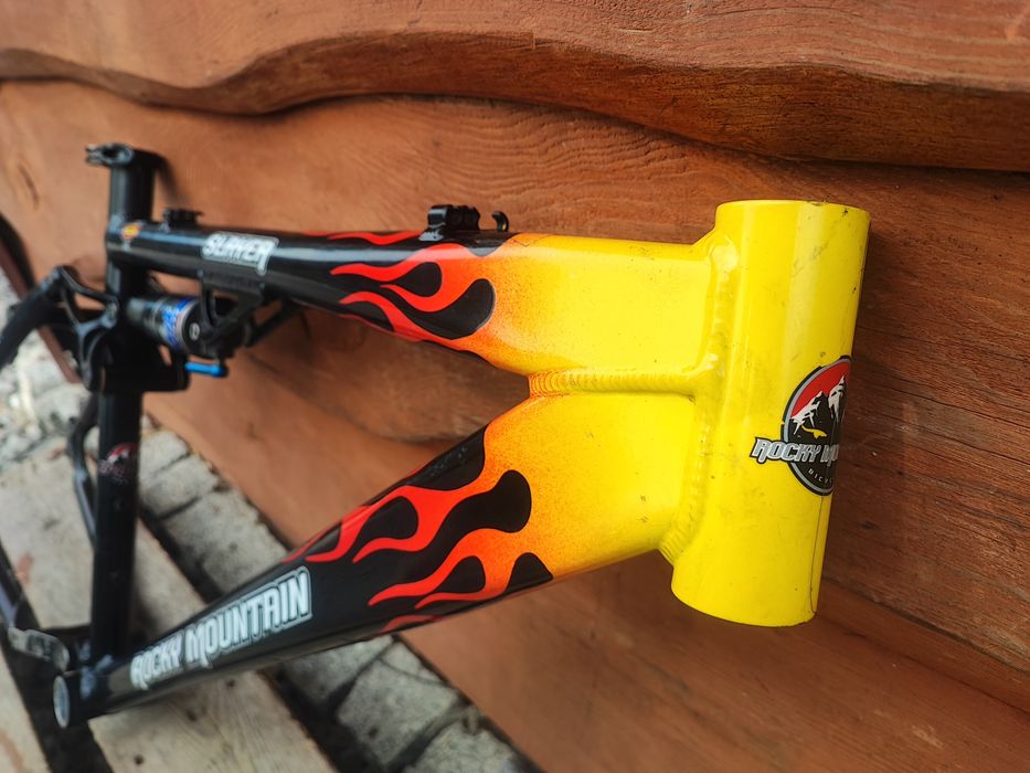 Rama rowerowa full Rocky Mountain Slayer alu 26" Easton Retro MTB Fox