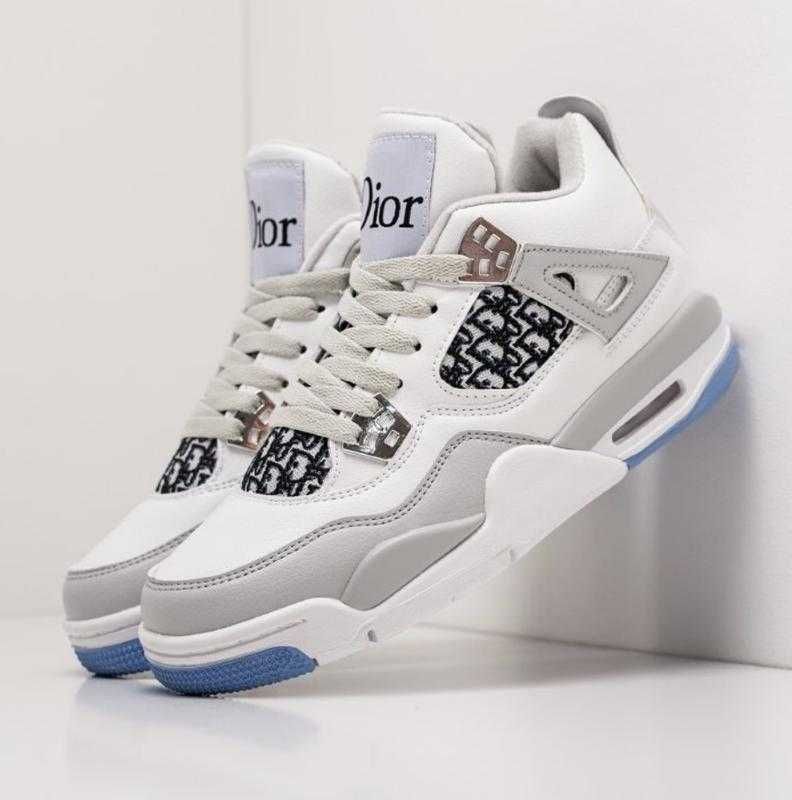 Оригинал.фирменные,шикарные,высокие кроссовки nike dior air jordan 4