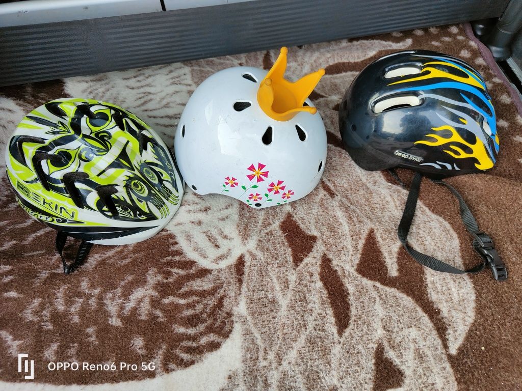 Kask rowerowy dla dziewczynki i chłopca