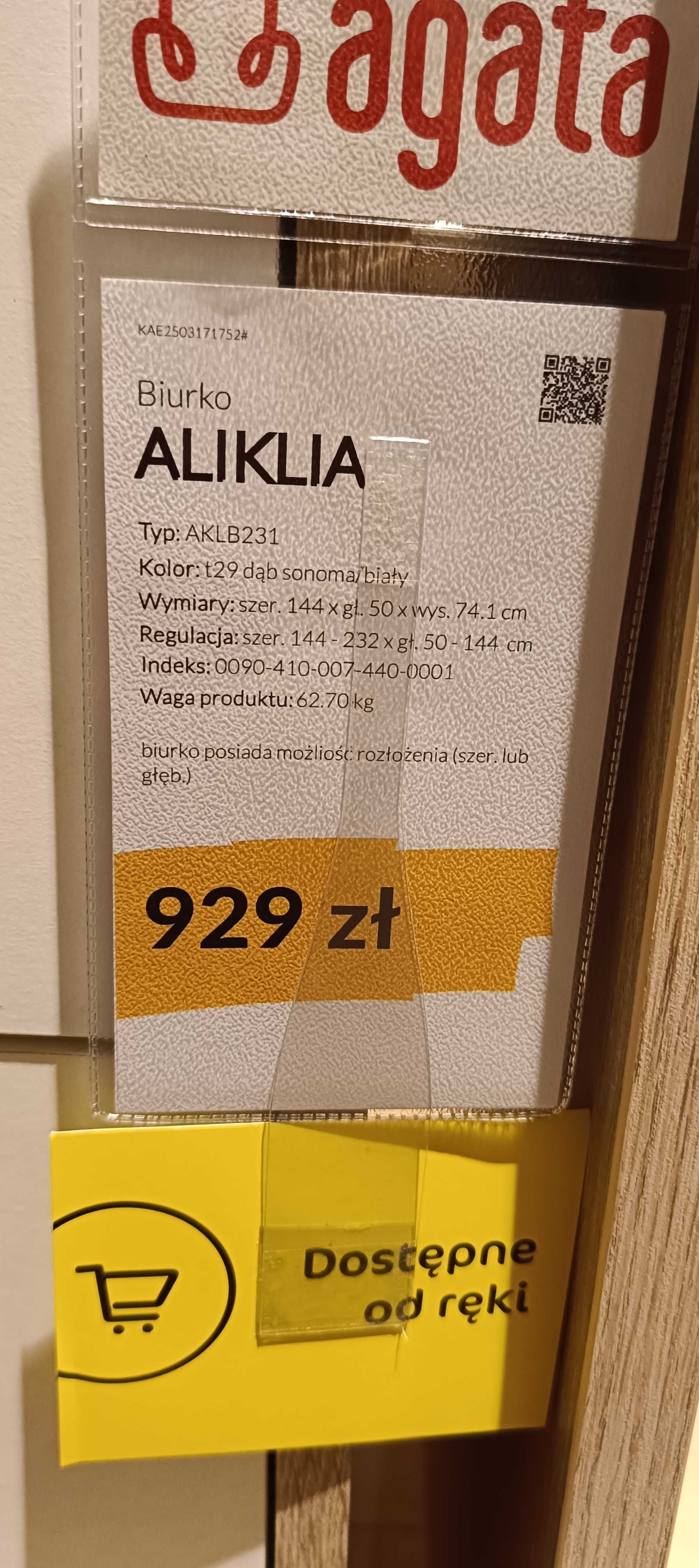 Nowe Biurko Agata Meble