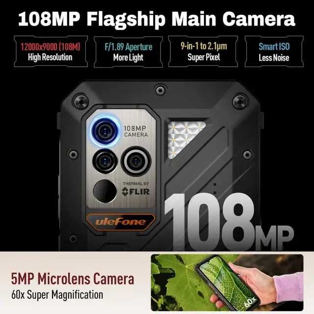 Смартфон Ulefone Power Armor 18T Ultra 12/512Gb Тепловизор 9600mAh 66W