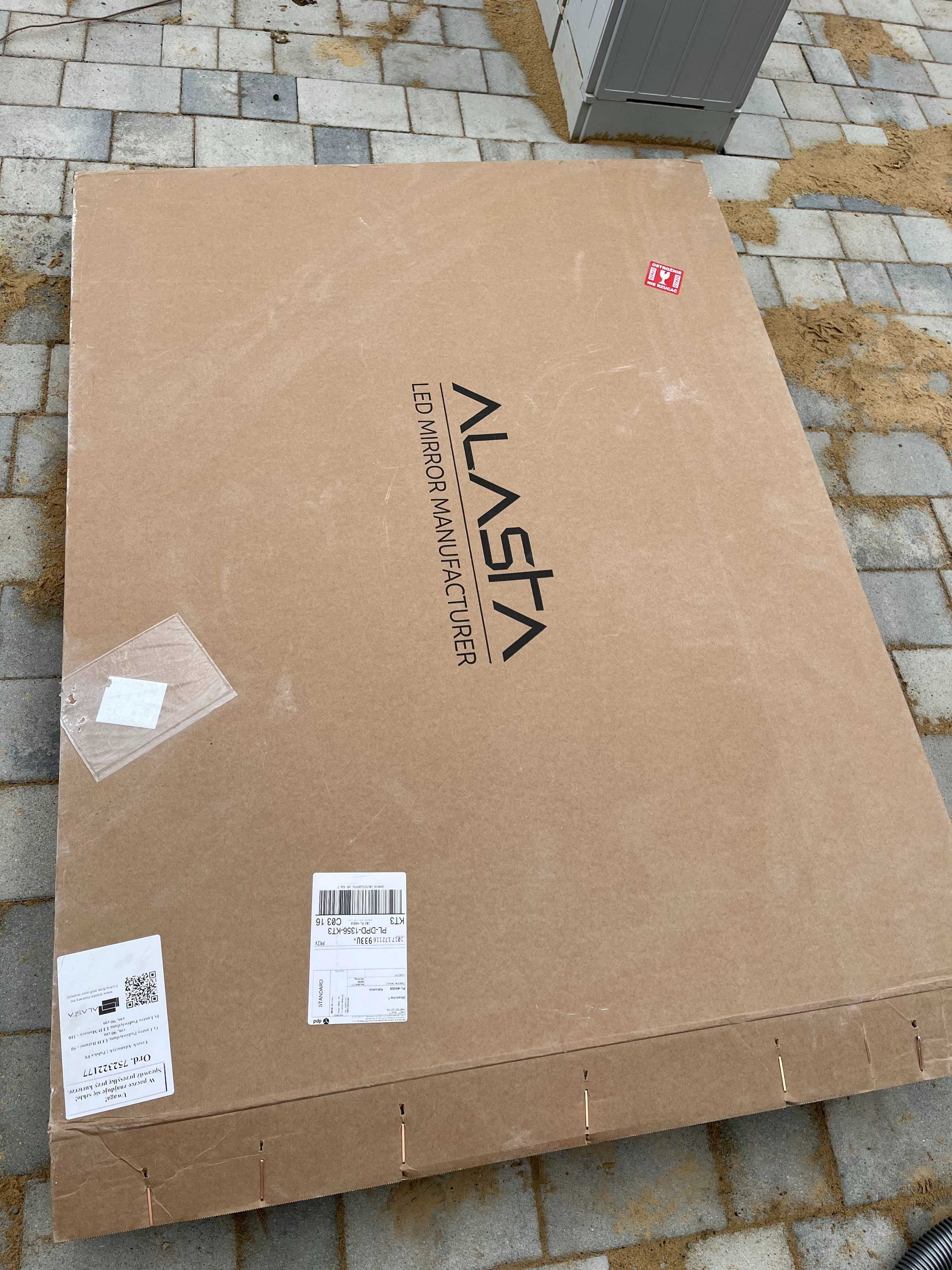 Lustro łazienkowe LED marki ALASTA Monaco - szer. 110 cm, wys. 90 cm