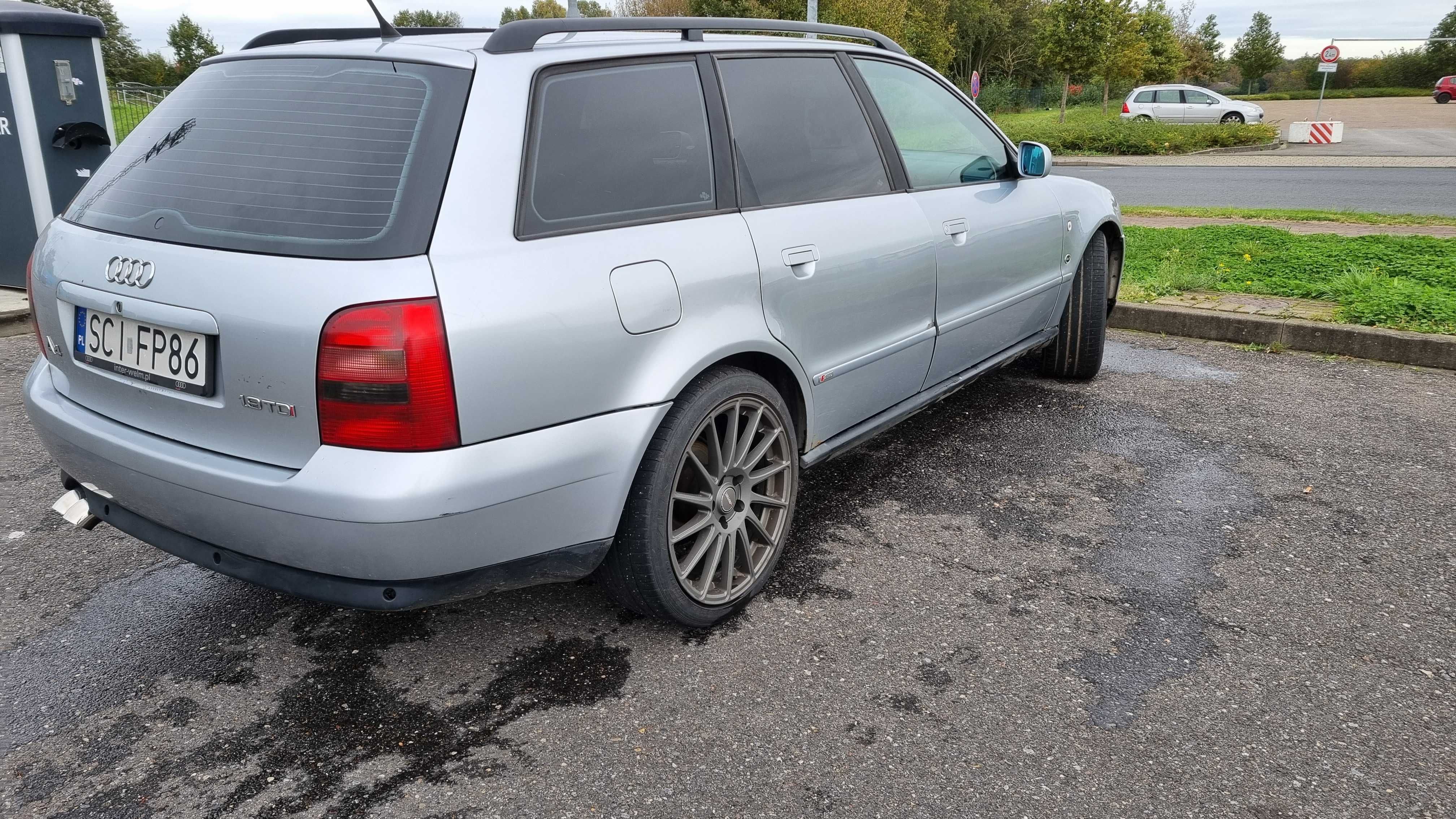 Audi A4 B5 Avant 1.9TDI AFN ośka, po modyfikacjach