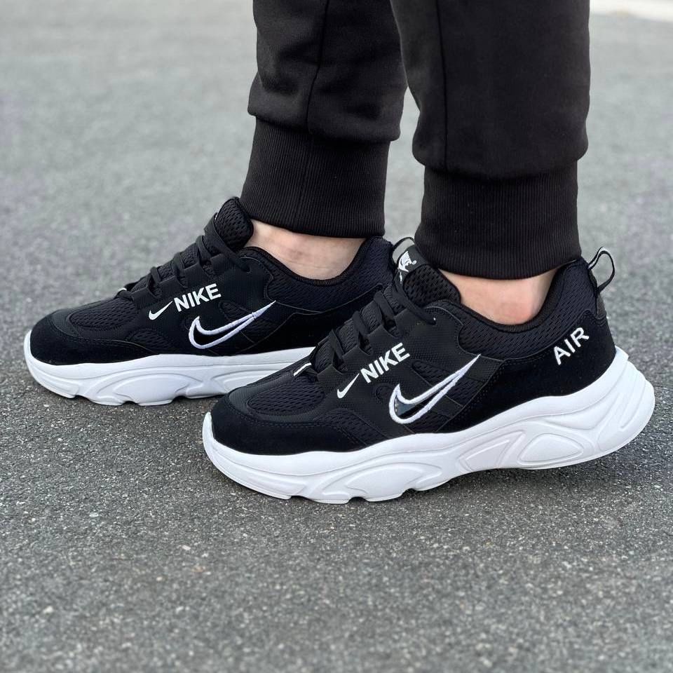 Чоловічі Кросівки Найк NIKE black white 40-44 рм.