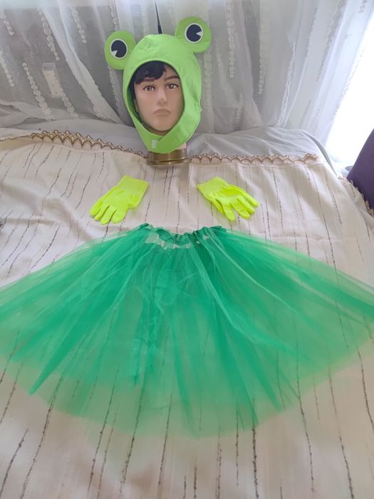 Strój przebranie żaba żabka 3 części rozmiar uniwersalny