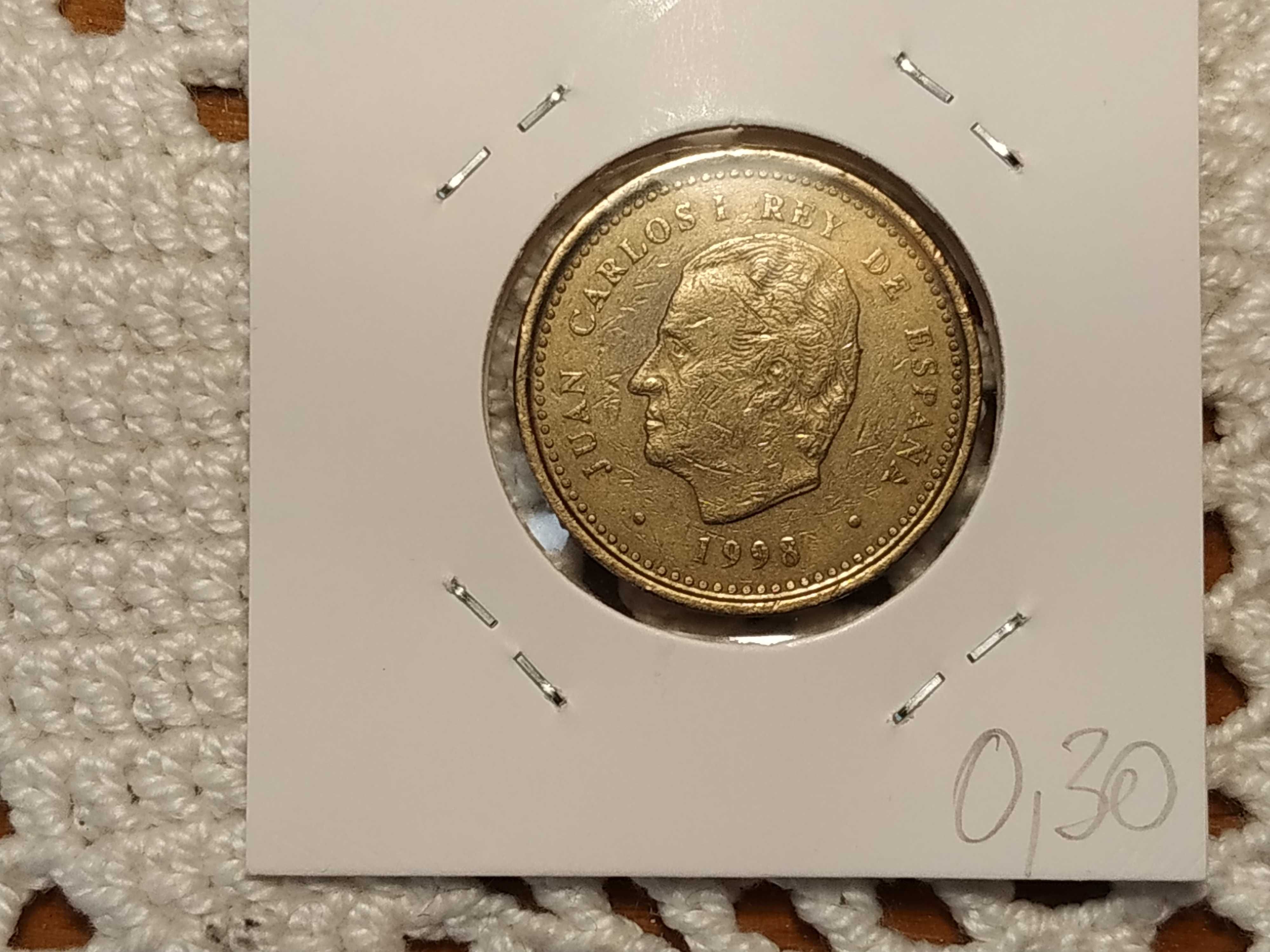 Espanha - moeda de 100 pesetas de 1998