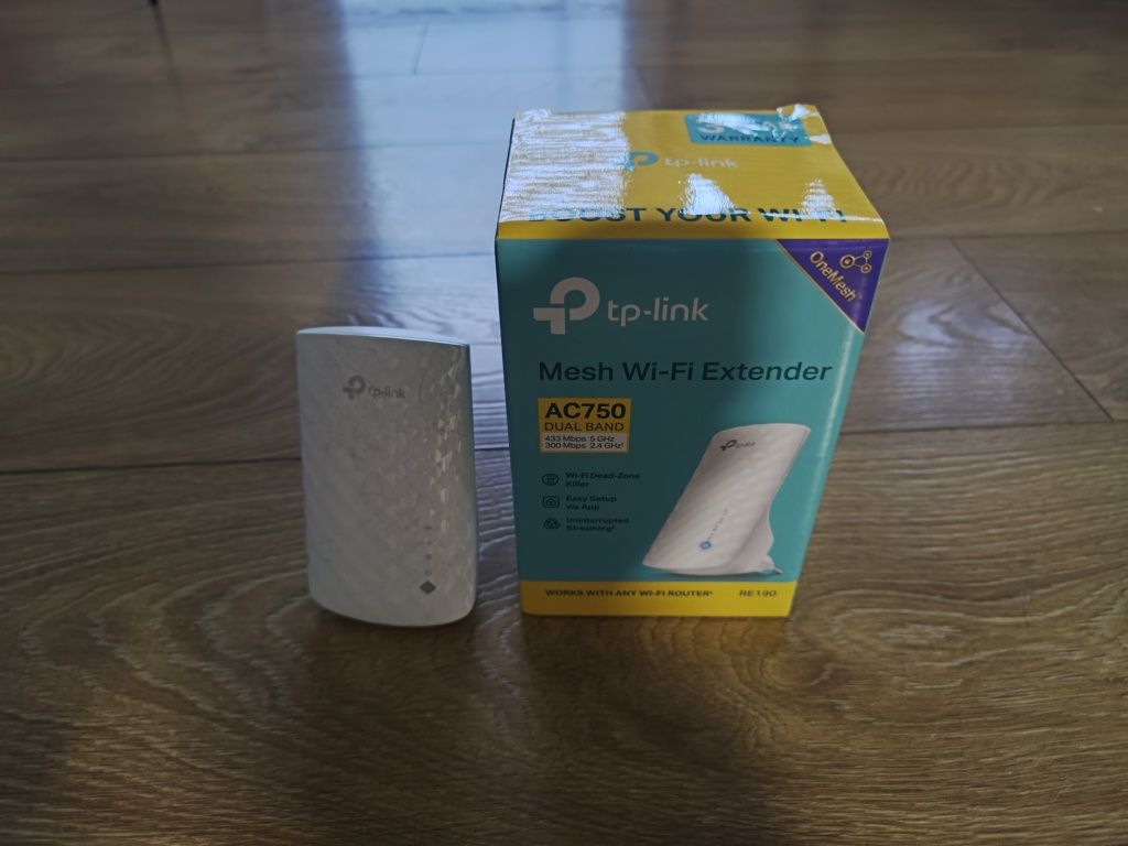 Wzmacniacz sygnału Wi-Fi Extender TP-Link AC750 RE190