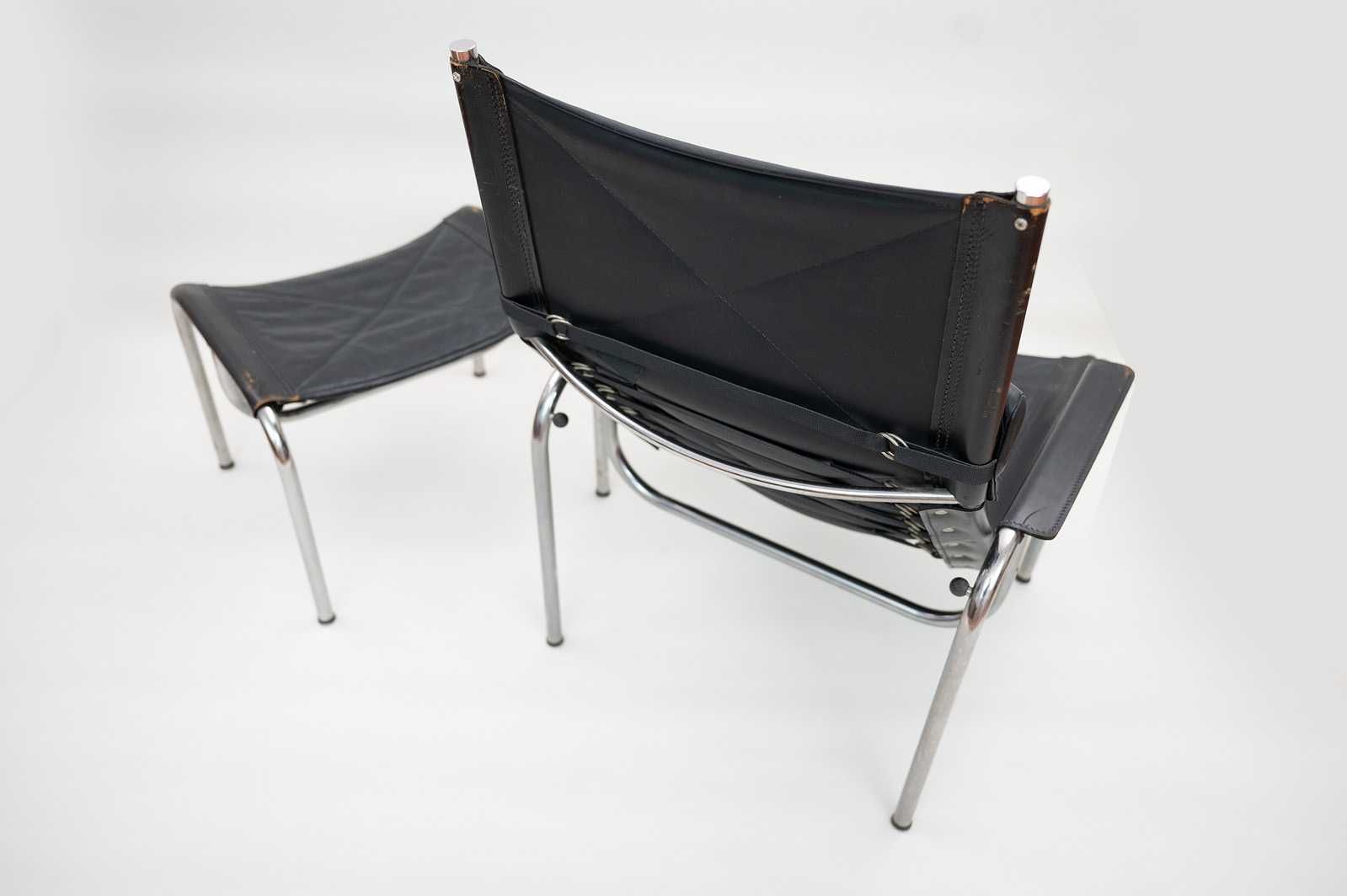He1106 Lounge Chair design Hans Eichenberger dla Strässle, lata 1970
