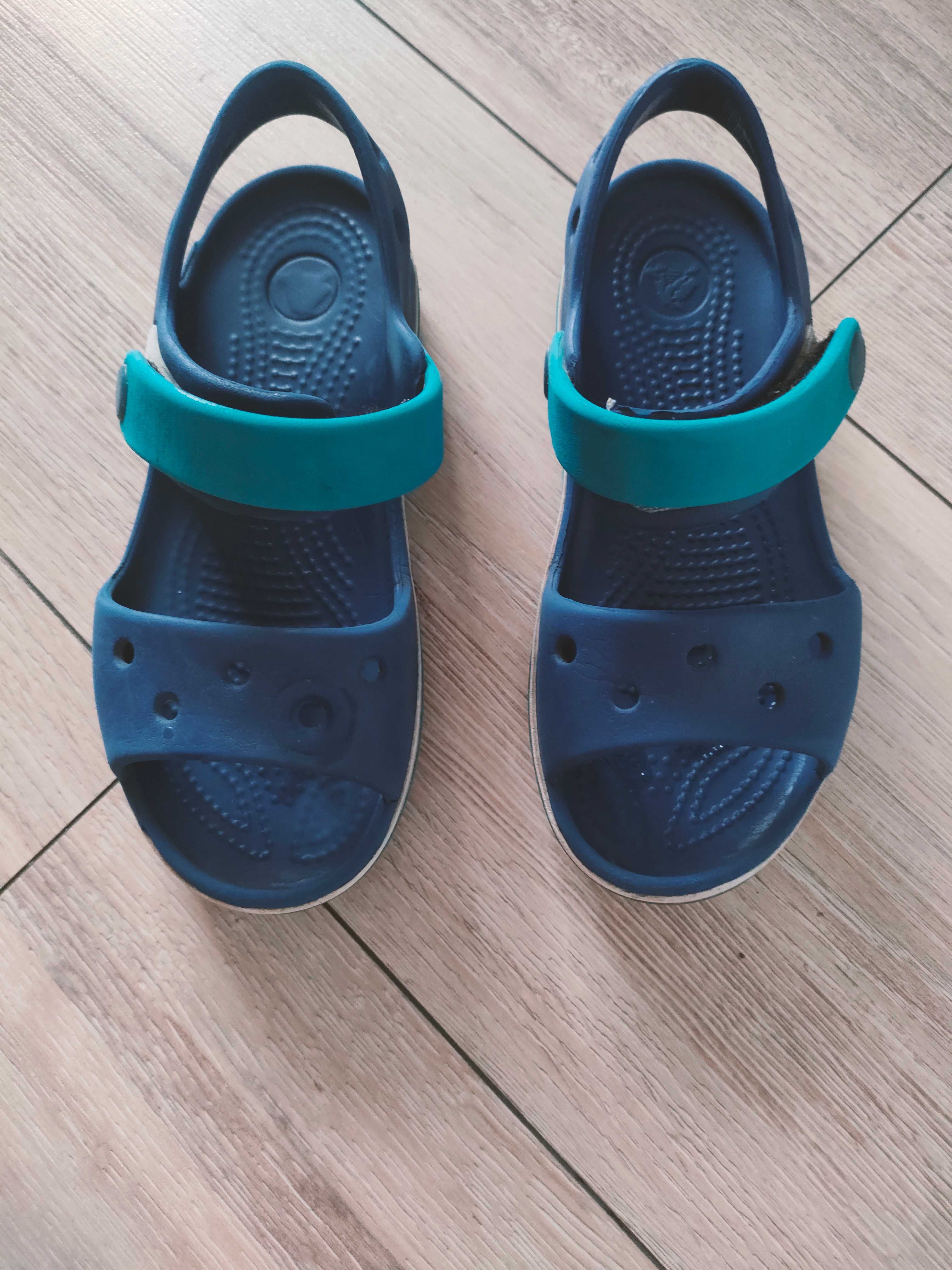 Crocs C11 sandały niebieskie rozmiar 28 29