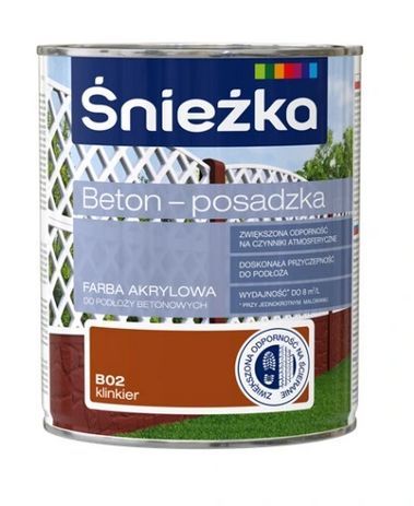 Śnieżka BETON POSADZKA 0,8l klinkier B02