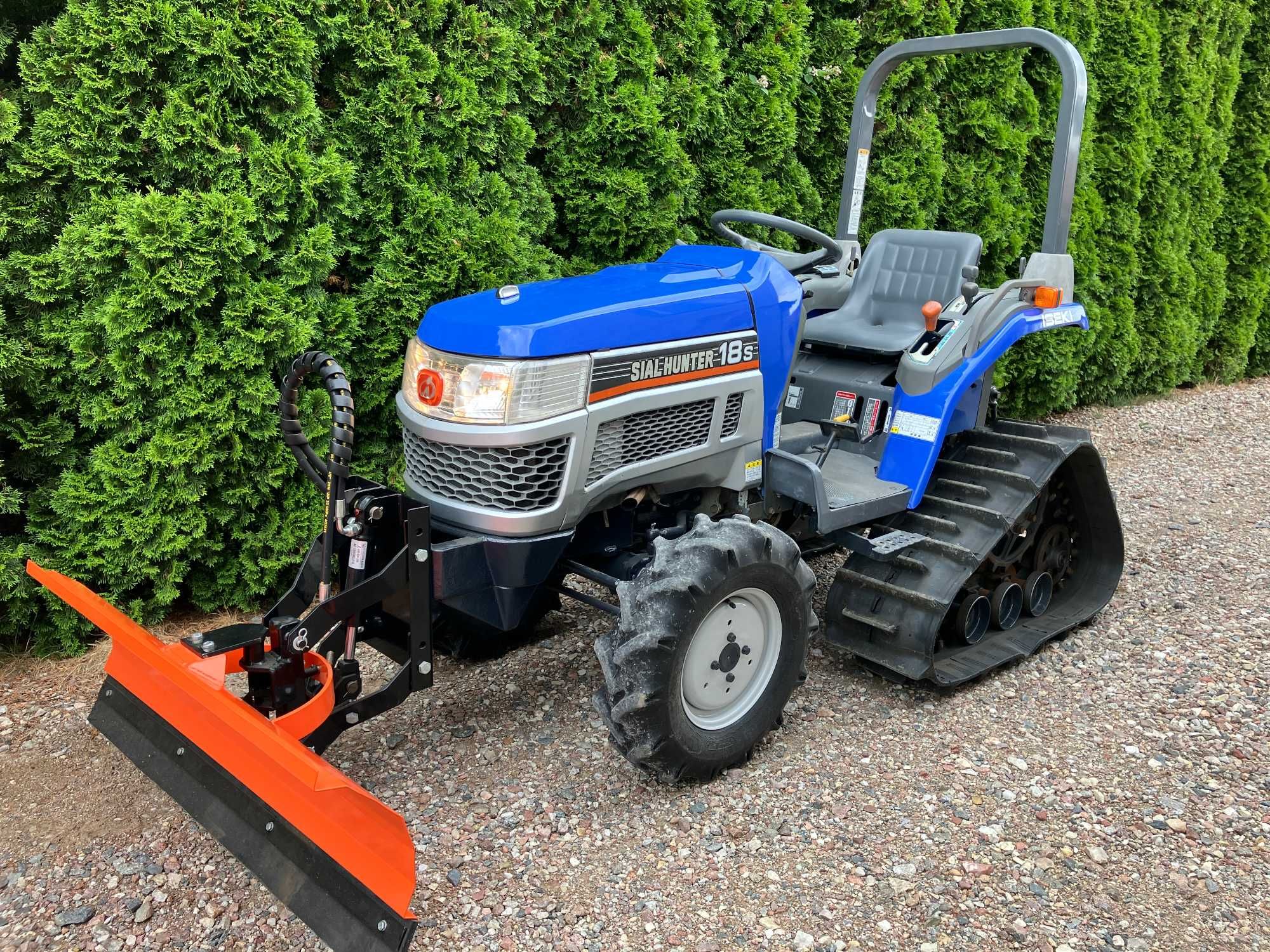 Mini Traktor Ogrodniczy Iseki Sial Hunter 18 Wspomaganie Gąsienice
