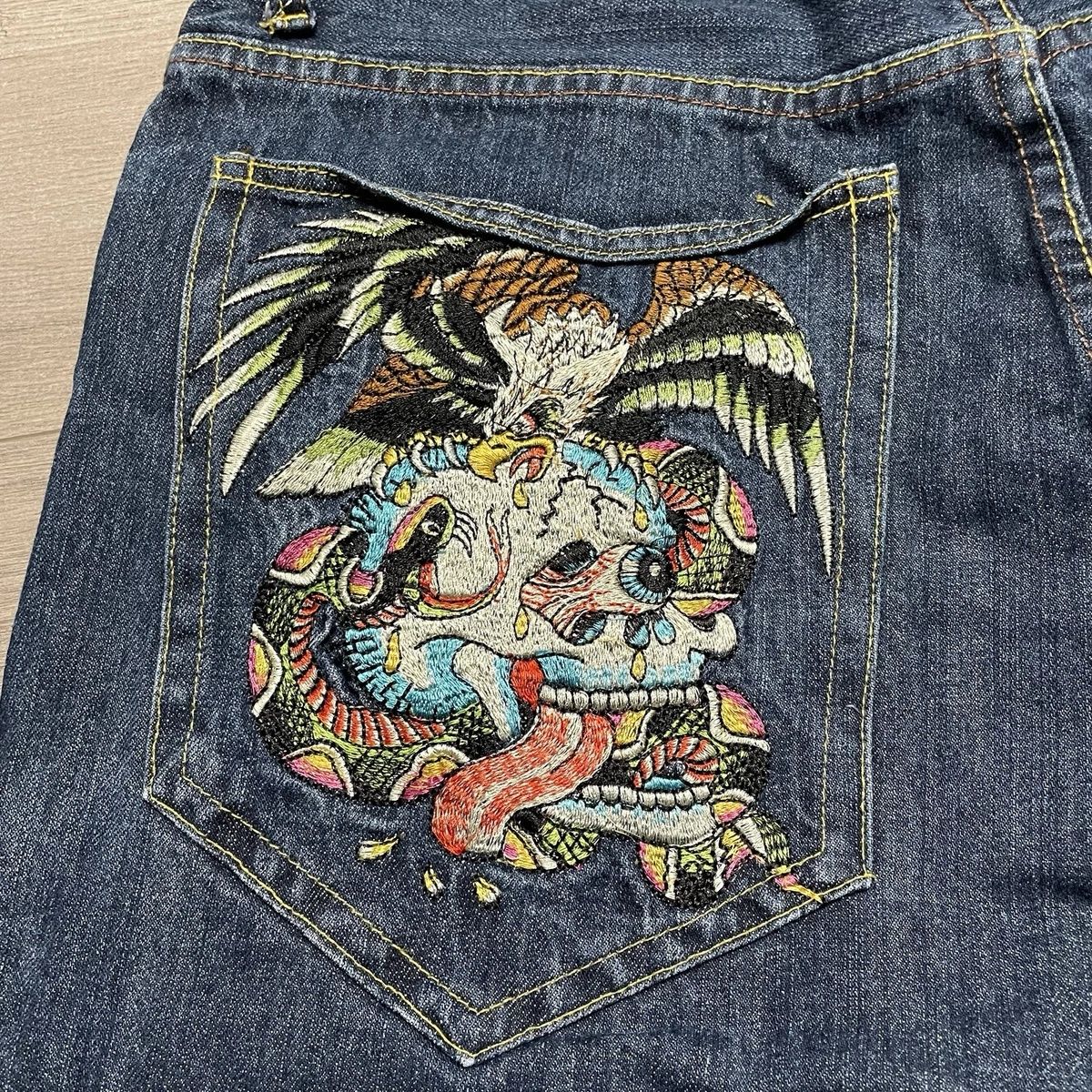 shorts ed hardy sk8 rap baggy