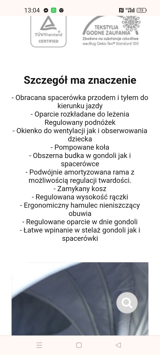 Wózek Amelis Hugo 2 w 1