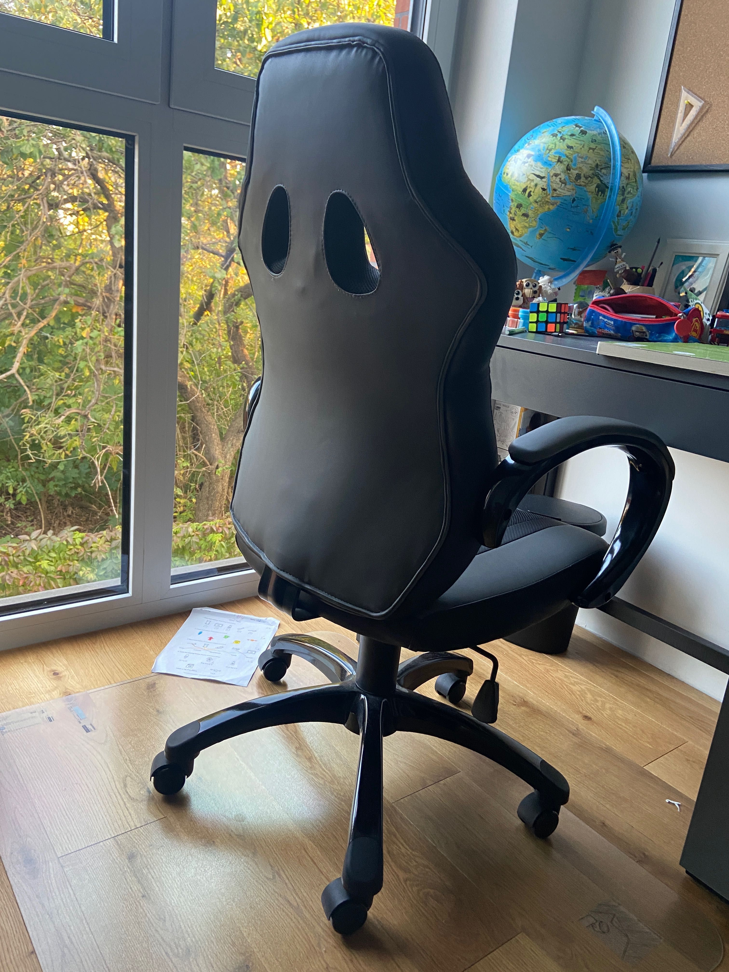 Krzesło gamingowe AGGESTRUP szary/czarny