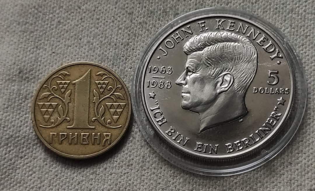 Ніуе. 5 доларів 1988 року. " Джон Кеннеді"