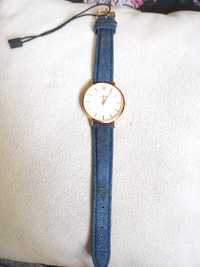 Zegarek Cluse damski Minuit Rose Gold White/Blue Denim