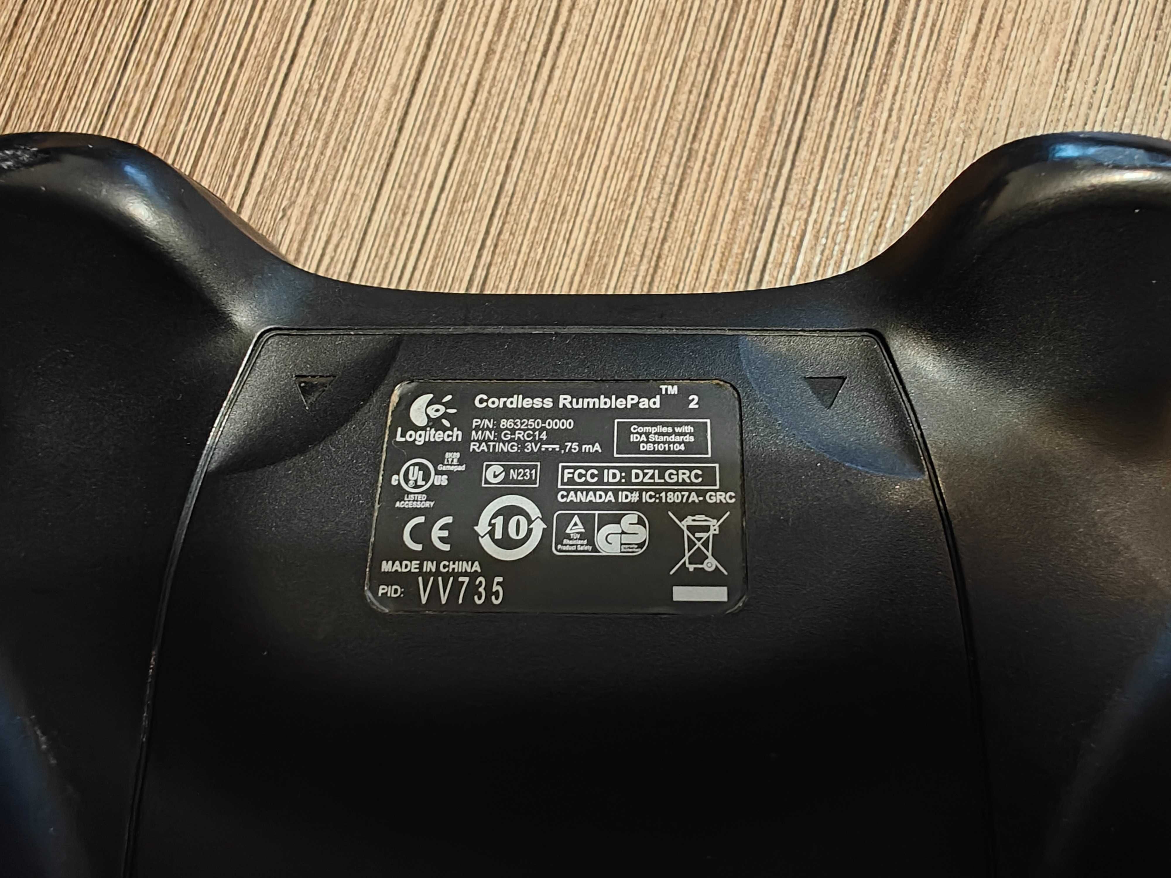 Pad Logitech Cordless RumblePad 2 do PC konsoli do gier