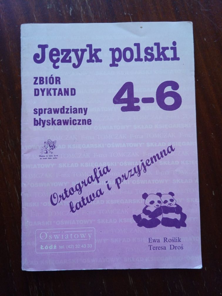 Zbiór dyktand. Język polski.