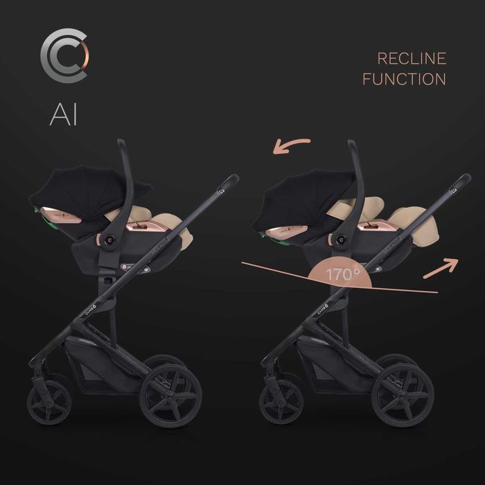 Nowy fotelik samochodowy  rozkładany z obrotową bazą isofix SKLEP NW