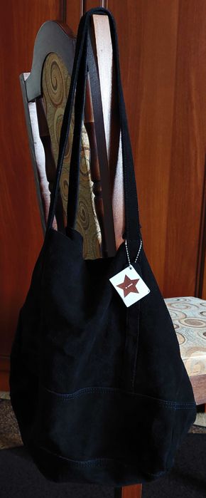 Сумка НАТУРАЛЬНА ЗАМШ Німеччина C&A ВЕЛИКИЙ РОЗМІР Тільки для Вінниці