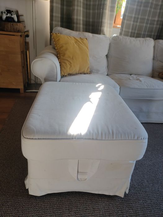 Podnóżek IKEA Ektorp – z zdejmowanym pokrowcem