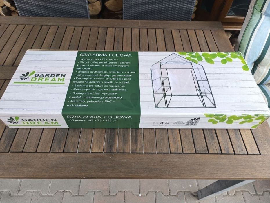 Szklarnia foliowa 195 cm