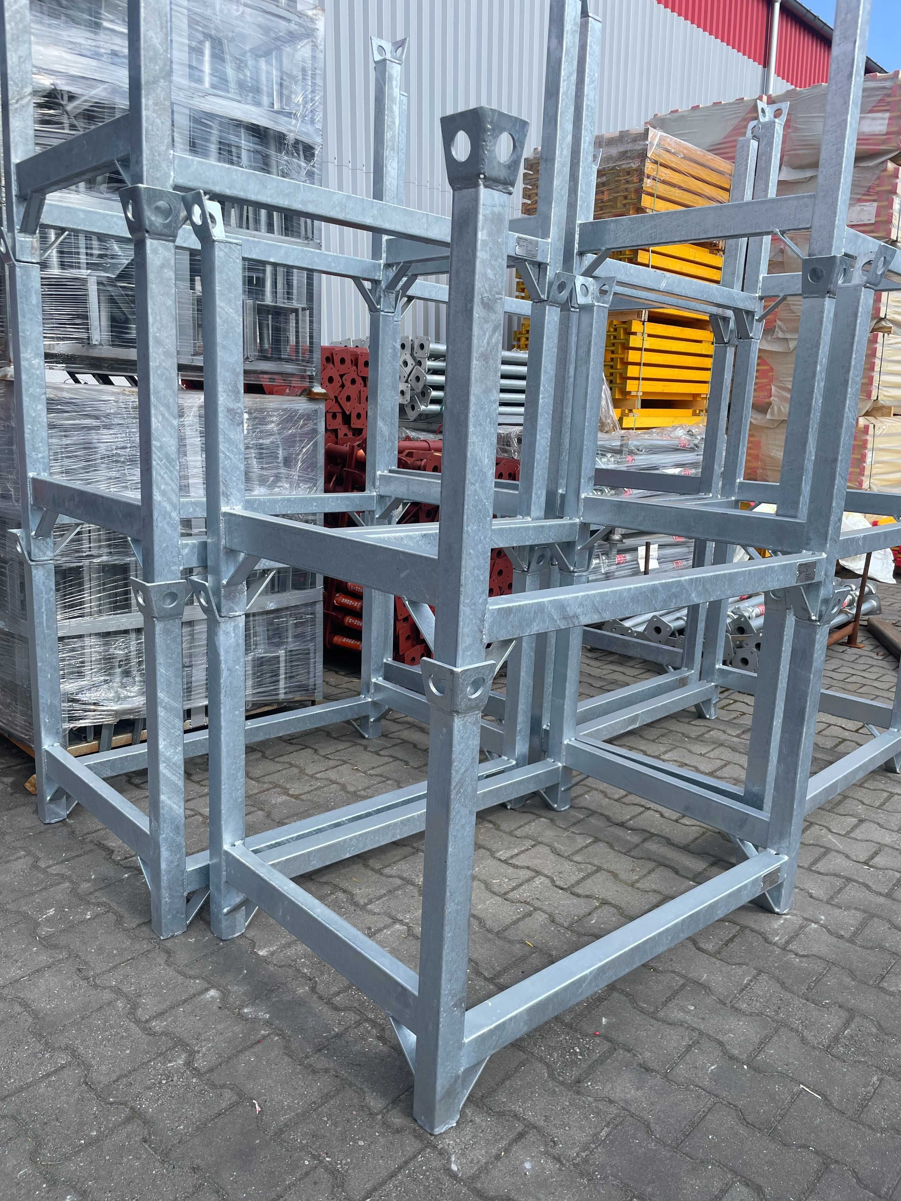 Kosz do składowania stempli szalunków podpór paleta stojak RINGER