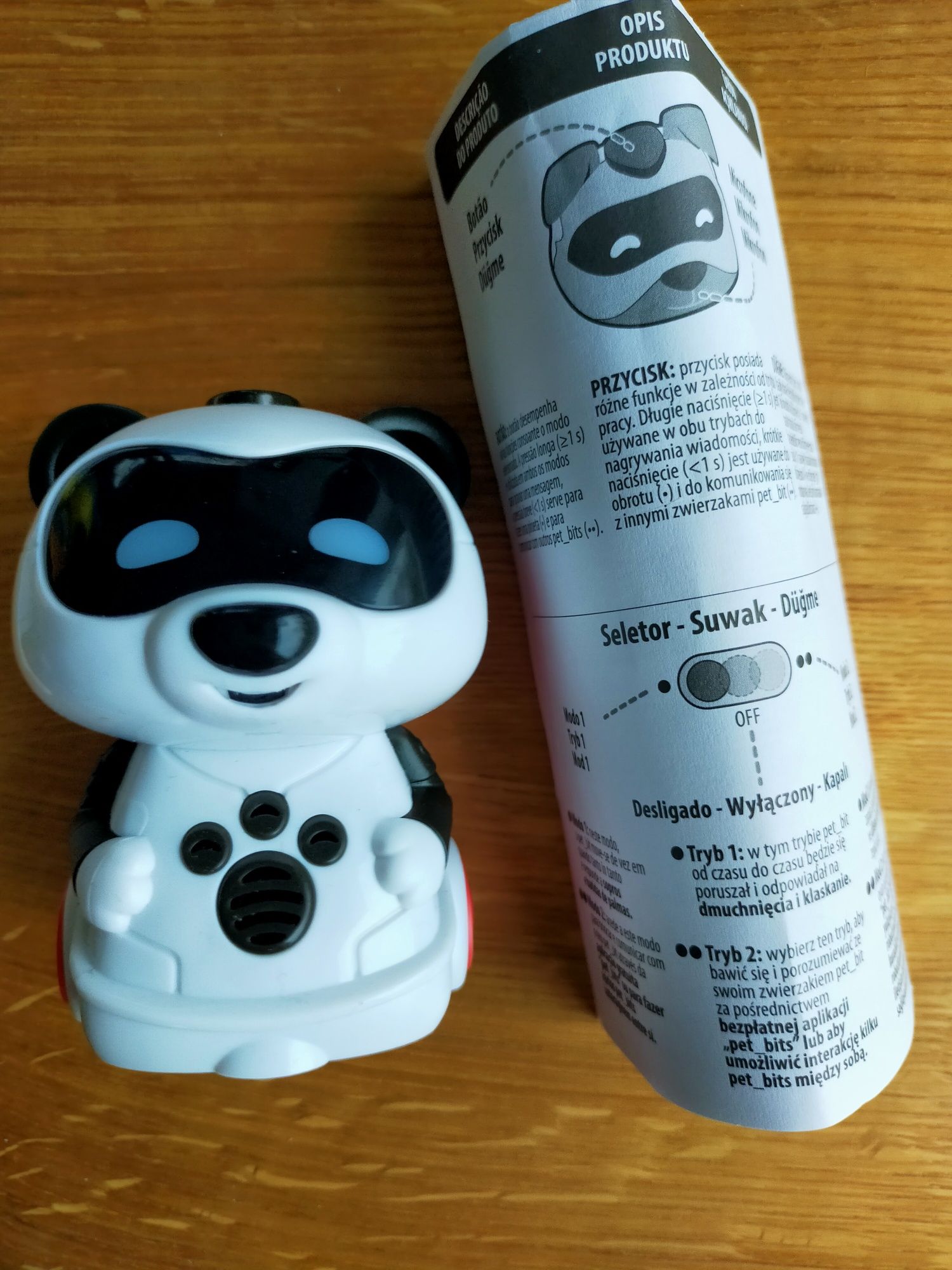 Panda clementoni robot pet bits