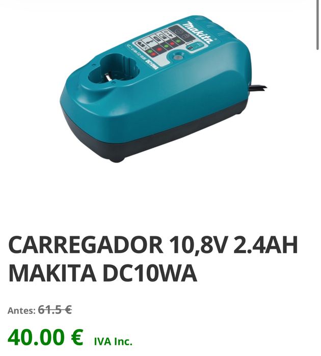 Carregador Makita DC10WA