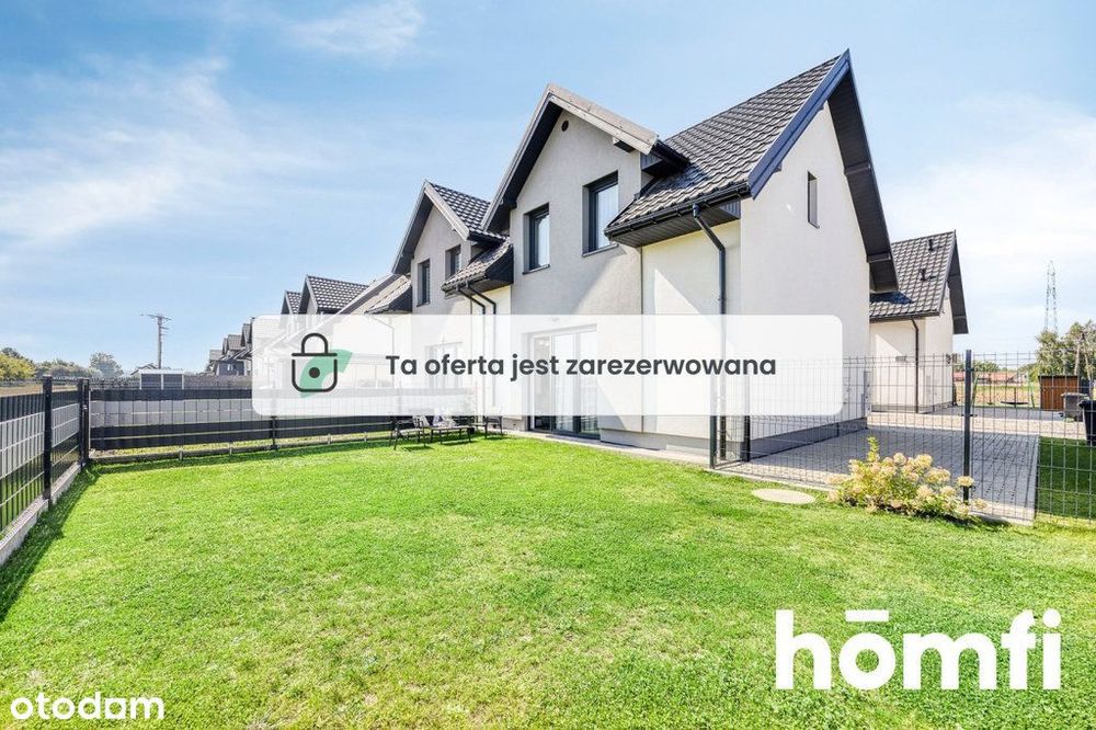 Wyposażony bliźniak| Rekuperacja|Rolety|Biokominek