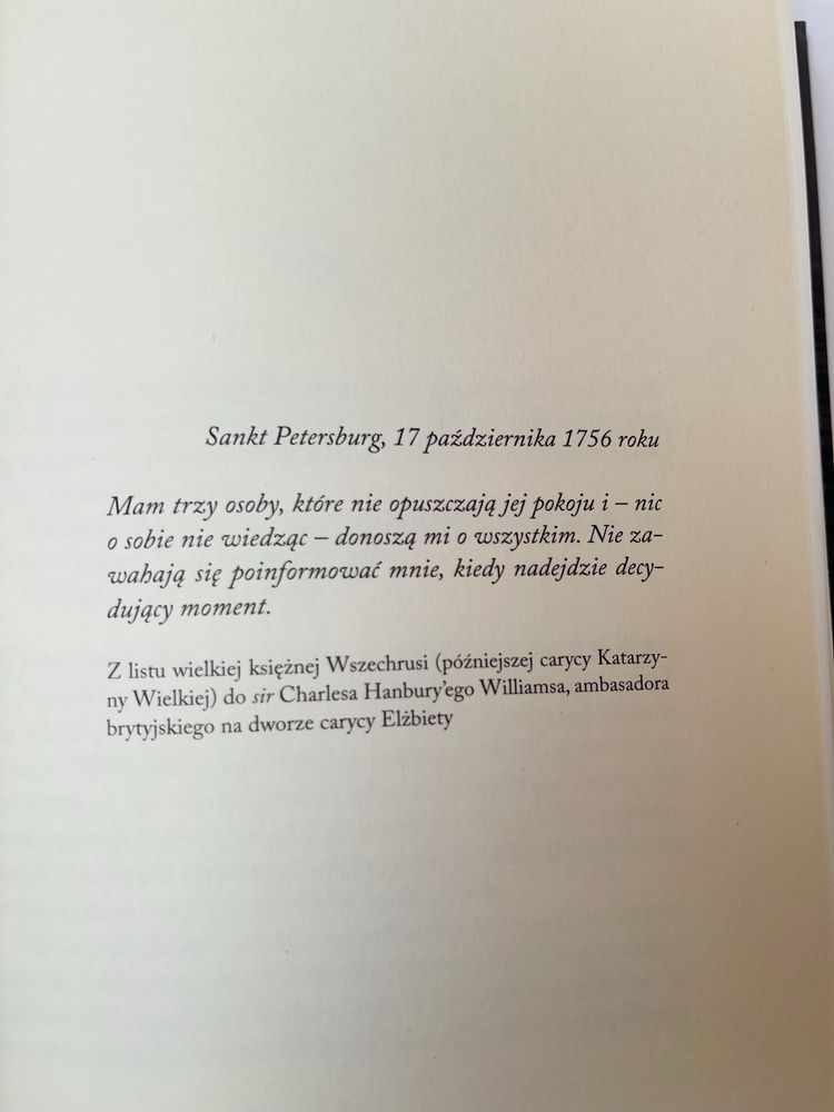 Katarzyna Wielka gra o władzę Ewa Stachniak limitowana edycja