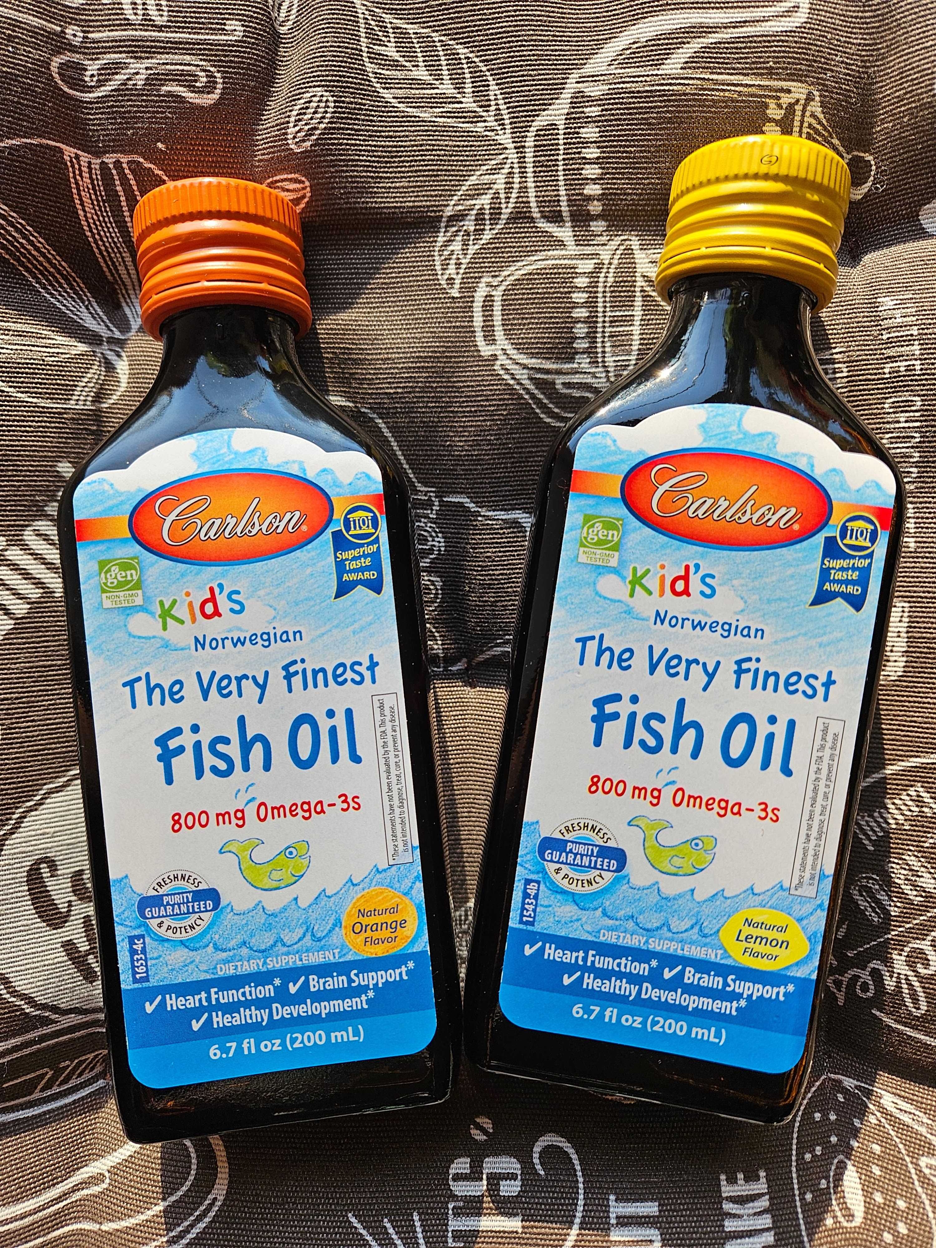 Carlson Kids Omega-3 дитяча рідка омега для детей рибій жир 200 мл