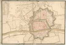 Elbląg  stary plan miasta do aranżacji wnętrza - reprint