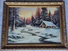 Obraz olejny Zimowy pejzaż Bartczak