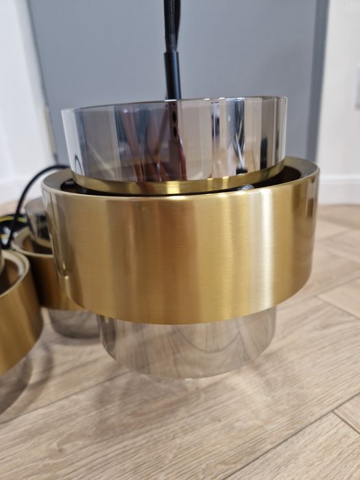 Nowoczesna lampa wisząca Ikibara Lucande 3-punktowa NOWA