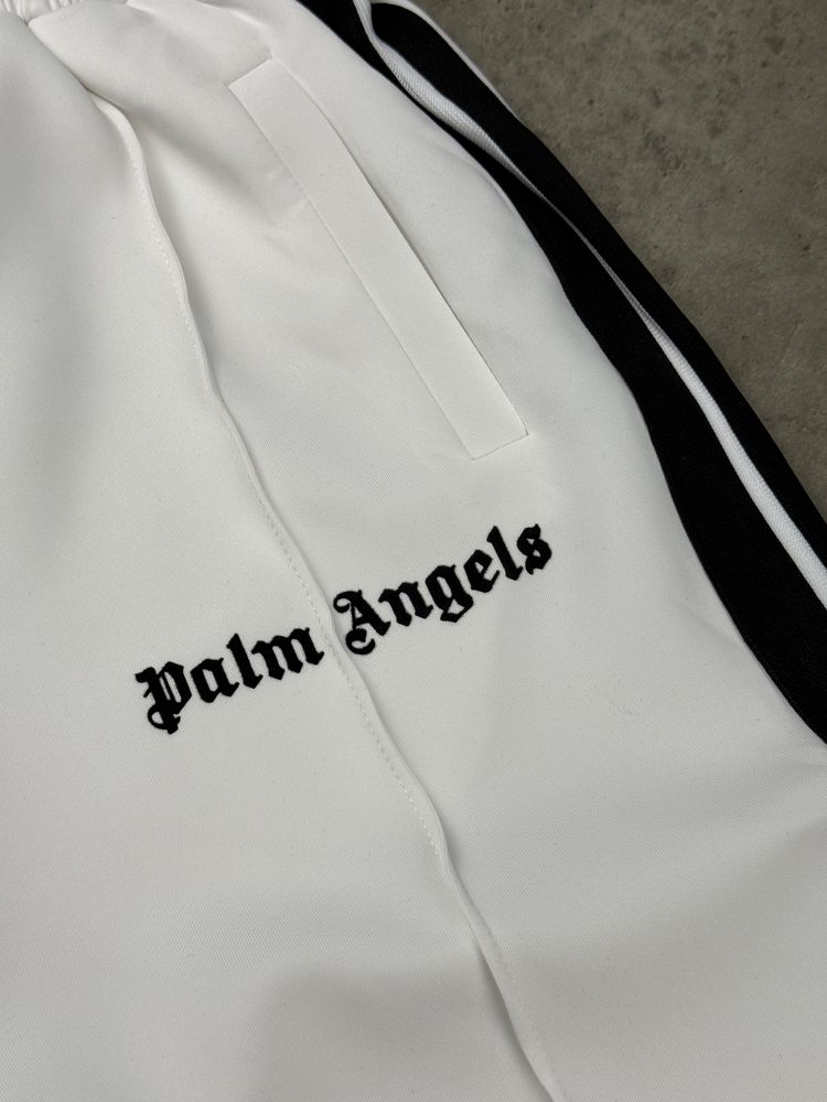Шорти palm angels білі шорти пальм анджелс