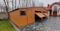 Garaż Blaszany Drewnopodobny Premium 6x6 7x6 7x7 4x6 8x6 9x6 9x7 7x7