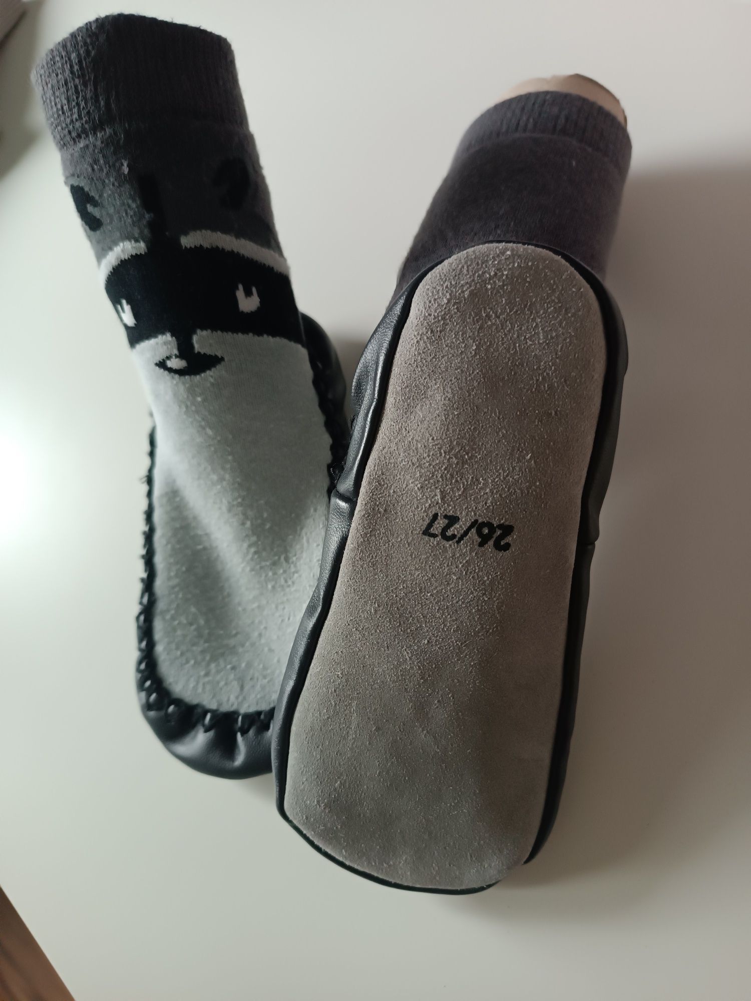 Nowe miękkie kapcie skarpetki r.26/27 (15 cm)