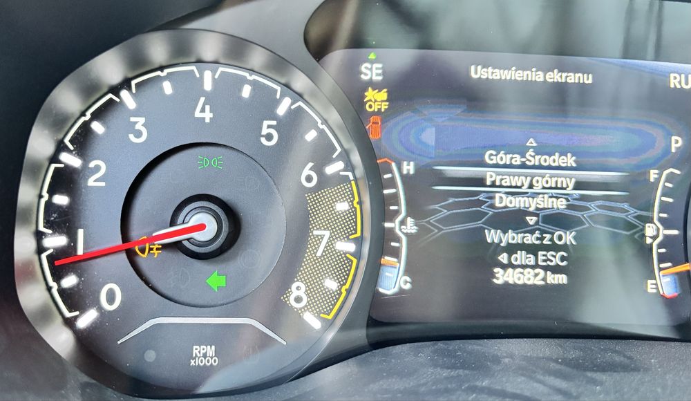 Jeep Compaass radio FCA-R1 LOW polski parzyste fale mgla kierunki