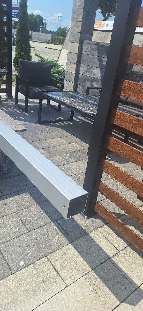 Profil aluminiowy 100x100mm Grubość: 3mm Długość: 2,9m |Prof Zamknięty
