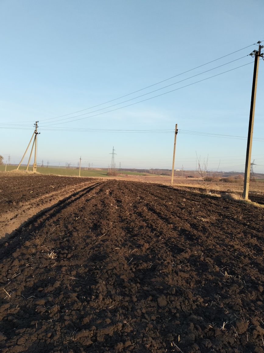 Земельні ділянки поруч з містом.