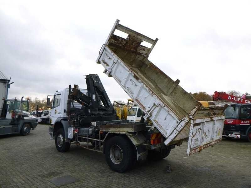 Самоскид Mercedes-Benz Atego 1828 4x4 кран маніпулятор Hiab 166 B-2 CL