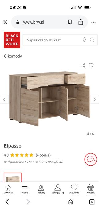 Komplet Komody Elpasso (2 sztuki)