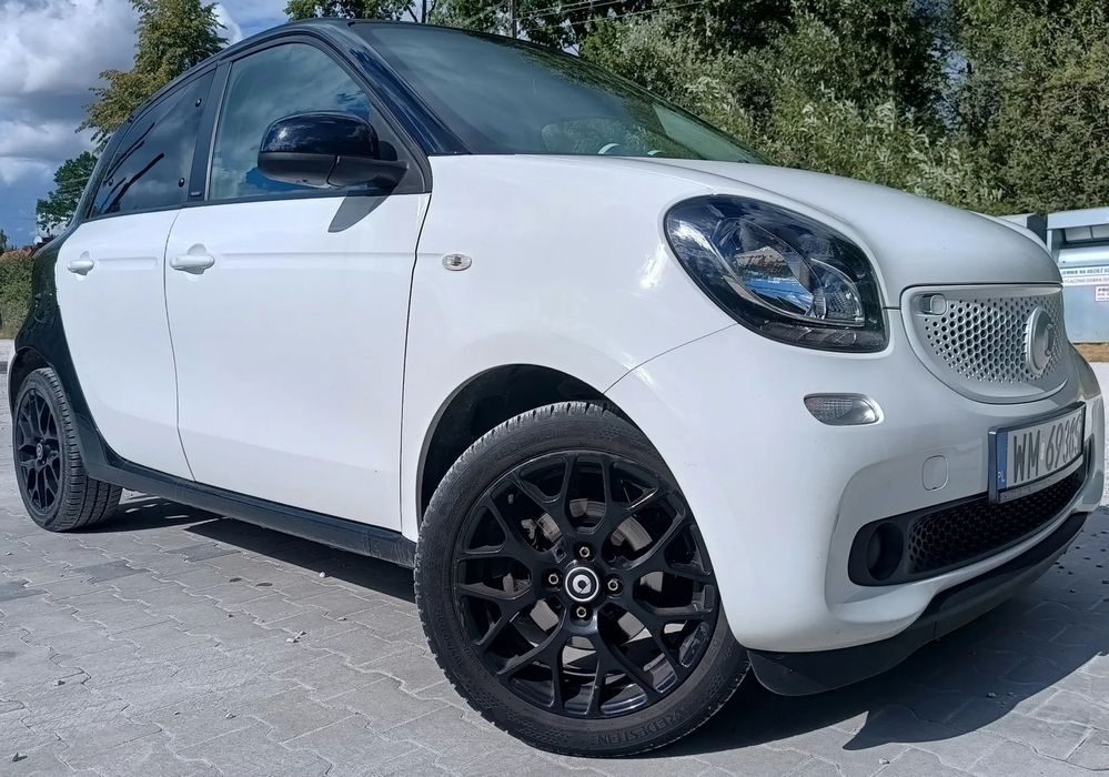 Smart Forfour Smart ForFour 453 2016 r. salon Pl, kamera, bezwypadkowy, 44000km