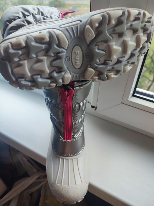 Сапожки детские полурезиновые утеплённые Chicco 31-32р